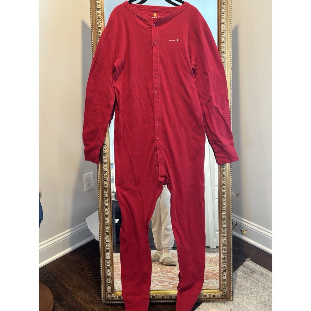 Carhartt Union Suit Men’s Red Long John’s, L